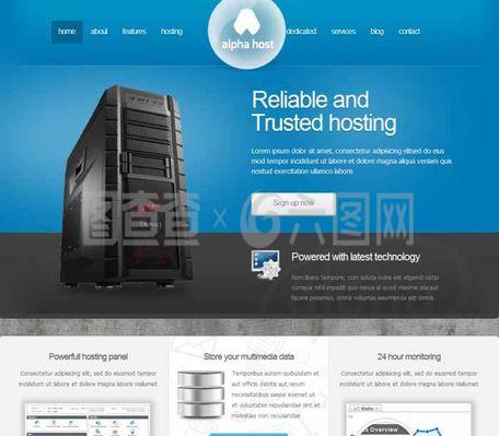 企業(yè)商業(yè)HTML5模板